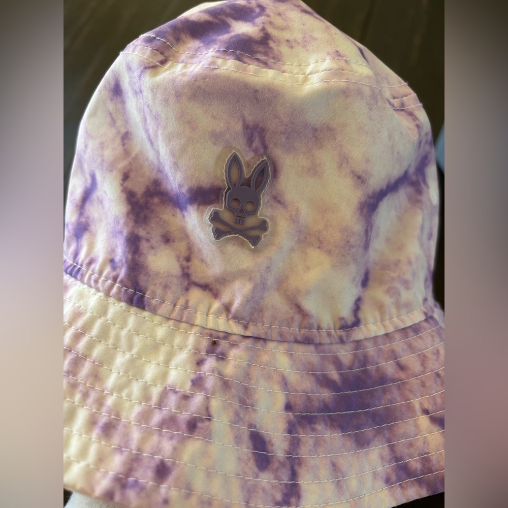 Psycho Bunny Marbleized Hempstead Hat Like New Purple One Size